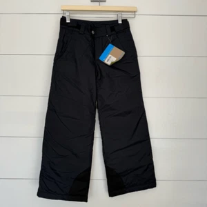 Columbia Kid’s Girls 7/8 Snow Maiden Pants Black New - Picture 1 of 4