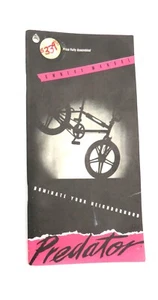 Manual del propietario de bicicletas BMX Schwinn Predator - Imagen 1 de 3