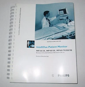 Neu Philips IntelliVue MP20 MP30 MP40 MP50 MP60 MP70 MP80 MP9 Monitor Handbuch - Bild 1 von 2