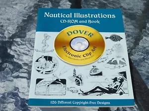 NAUTICAL ILLUSTRATIONS CD - ROM AND BOOK: ELECTRONIC CLIP ART SC Book New - Picture 1 of 2