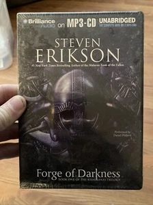 Forge of Darkness Kharkanas Trilogy, Book 1 Audiobook MP3-CD Steven Erikson NIP - Picture 1 of 8