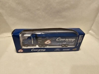 Welly Die Casting Ltd Conway Con-way Freight Racing Ford #6 Blue in Box  - Image 1 of 2