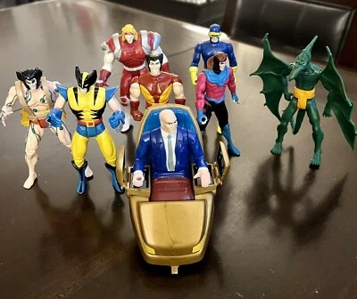 PAQUETE—8 estatuillas vintage de X-Men de los años 90 Foto 1 de 4