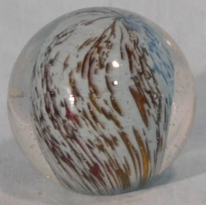 Andy Davis zeitgenössischer handgefertigter Marmor, 1 7/8" Durchmesser, #118AO - Bild 1 von 10