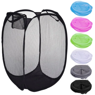 Wäschekorb Wäschesack Wäsche Tonne Spielzeug Aufbewahrungskorb Box faltbar  - Bild 1 von 4