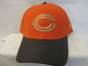 Chicago Bears GSH Fitted Hat Size M L New Era Orange Black Bill - Picture 1 of 7