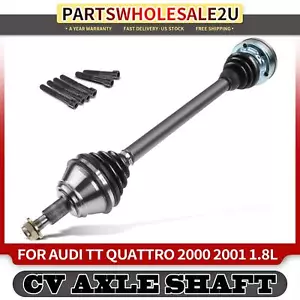 Conjunto de eje delantero CV para Audi TT Quattro 2000 2001 1,8 L 1J0407272FL - Imagen 1 de 10