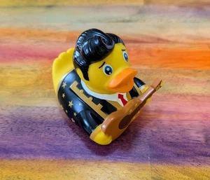 ⭐ELVIS Rubber Duck King of Rock n Roll Collectable Ukulele Book Of Life Manolo - Picture 1 of 7
