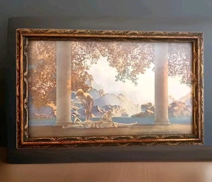 1925 Daybreak Maxfield Parish orig gerahmte Reinthal & Newman antike Lithographie - Bild 1 von 10