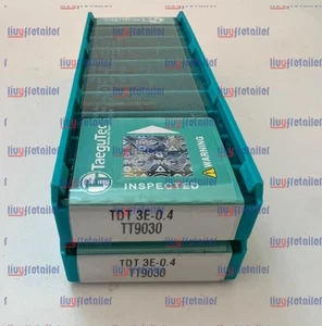 10 Stück Neu Taegutec TDT3E-0.4 TT9030 CNC Klinge TDT 3E-0.4 - Bild 1 von 3