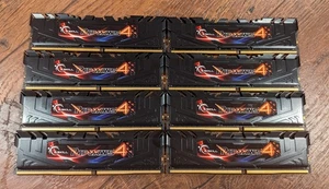G.SKILL Ripjaws 4 128GB (8x16GB) RAM DDR4 2400MHz CL14 F4-2400C14Q2-128GRK - Picture 1 of 6