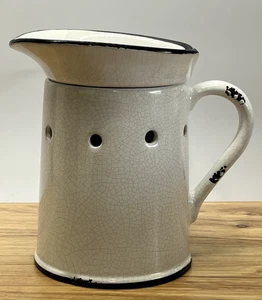 Scentsy Prairie Krug Wachswärmer rustikal Bauernhaus weiß Auslaufmodell neu -geöffnet - Bild 1 von 13