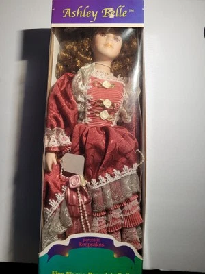  Ashley Belle Fine Bisque Genuine Porcelain Keepsake Doll NA1401 L66 - Image 1 of 4