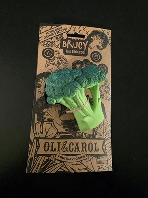 ¡NUEVO! Mordedor de brócoli Oli & Carol. Tan lindo! ¡A los bebés les encanta! Foto 1 de 3