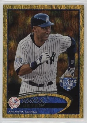 2012 Topps Update All-Star Gold Sparkle Derek Jeter #US119 HOF - Image 1 of 2