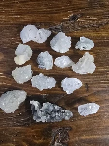 Menge 13 Natürliche Apophyllit & Quarz Cluster-Hochschwingung Heilkristall - Bild 1 von 6