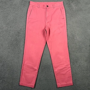 Brooks Brothers Hose Herren 32x32 Nantucket Rot Straight Fit Chino Preppy - Bild 1 von 13