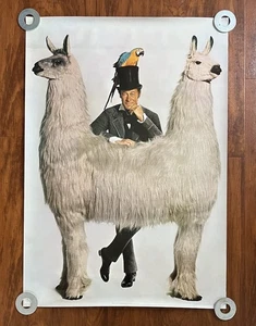 Vintage Original 1967 Dr. Doolittle Pushmi-Pullyu Poster 42.5 X 29.5 Inches - Picture 1 of 9
