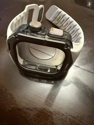 Funda de titanio para Apple Watch Ultra 49 mm | Correa y correas de lujo (BLANCO) Foto 1 de 4