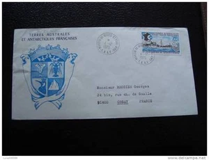 TAAF lettre 4/12/75 - timbre stamp - yvert et tellier n°54 (cy7) - Picture 1 of 1
