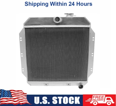 3ROW Aluminum Replace Radiator For 1960-1962 Chevy Chevrolet Truck 4.6L 4.3 3.8L Foto 1 de 4