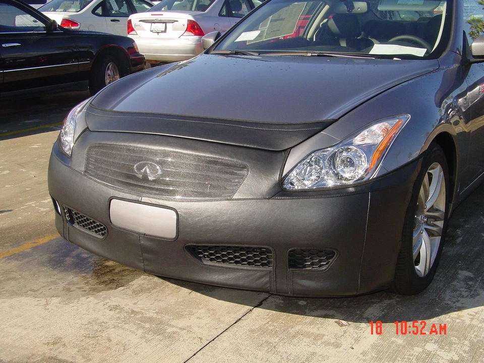 Colgan Front End Mask Bra 2pc. Fits Infiniti G37 G37X Coupe 2008-10 W/O License - Image 1 of 1