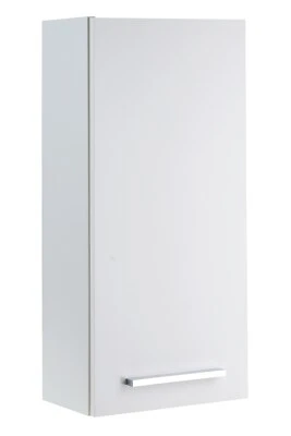 Wandschrank Badschrank Hängeschrank Badezimmerschrank Bad Weiß glänzend 1 Tür - Bild 1 von 4