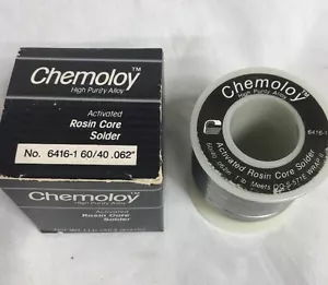 Chemtronics Chemology Solder 1-lb Roll 60/40 .062 Rosin Core # 6416-1 *NEW - Picture 1 of 5