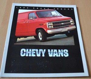 1984 Chevrolet Chevy Vans Catalog Brochure Prospekt - Picture 1 of 7