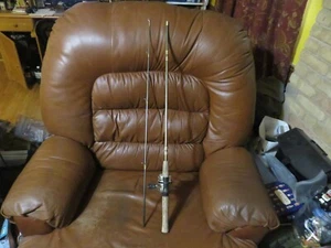 Vintage Abumatic 276i Spincast Reel on Zebco Platinum Series Rod - Picture 1 of 8