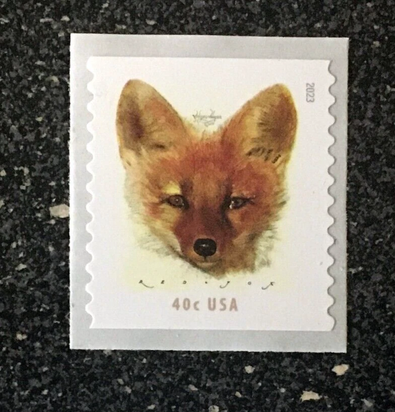 2023 EE. UU. #5743 40c Zorros Rojos - Bobina Única Zorro Como Nuevo Foto 1 de 1