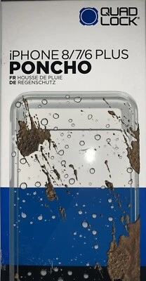 Quad Lock iPhone 7 Plus Or iPhone 8 Plus Poncho.: - Image 1 of 3