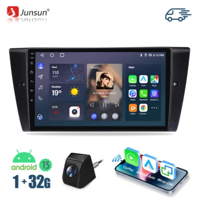 Für BMW 3er E90 E91 E92 E93 32G Android 13 Autoradio CarPlay Kam Navi RDS DE - Bild 1 von 4