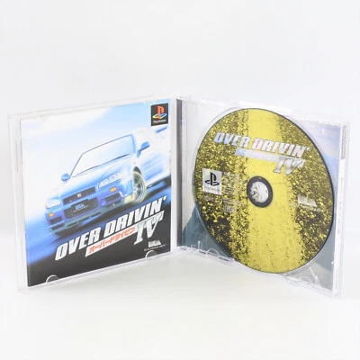 OVER DRIVIN' IV 4 PS1 Playstation For JP System 2332 p1 - Image 1 of 4