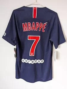 Maglia Kylian Mbappe PSG Paris Saint-Germain Home L Autentica Vapor 2018/19 Nuova con etichette - Foto 1 di 22