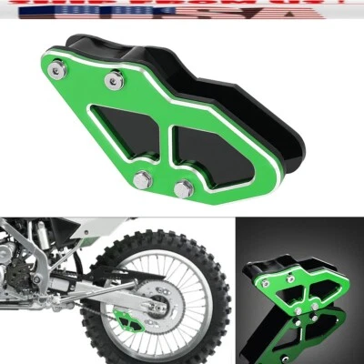 Guía protectora de cadena 3D verde EE. UU. para KAWASAKI LX140/L/G KLX125 KLX150 2006-2025 Foto 1 de 4