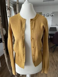 WE fashion Cardigan Strickjacke senf-gelb Gr. 36 S - Bild 1 von 4