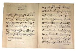 Varèse, Edgard. (1883–1965): "Density 21.5" – Inscribed Score - Picture 1 of 2