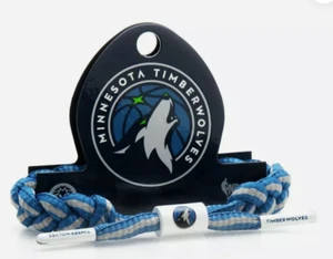 Rastaclat NBA MINNESOTA TIMBERWOLVES Basketball Sport Schnürsenkel Armband One Size - Bild 1 von 4