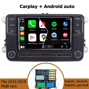 Autoradio RCD360 330 CarPlay&Android Auto Bluetooth RVC per MQB Auto Polo 6C - Foto 1 di 10
