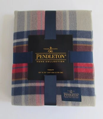 NEW Pendleton Vintage Dress Stewart Tartan Plaid Throw Blanket 50" x 70" NIB - Image 1 of 4