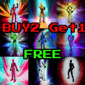 Dummy13 Titan13 T13 Nova13 N13 3D Printed Action Figure Set | Build yourself! - Picture 1 of 15