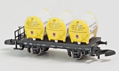Marklin Z-scale "Dinkelacker" Container Transport Car - Image 1 of 3