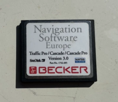 BECKER Traffic Pro Cascade, Cascade pro,  Straßenkarte EUROPA  Version 3.0 - Bild 1 von 2