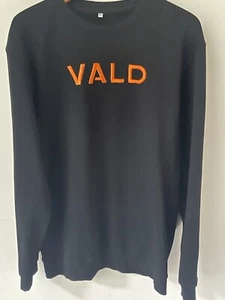 Vald Unisex Sweatshirt Academia Schwarz Orange Langarm Pullover Heavyweight - Bild 1 von 7