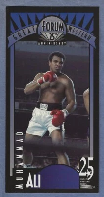 Muhammad Ali 1993 Great Western Forum 25th Anniversary Boxing Card #6 - Image 1 of 2