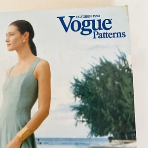 Vogue Sewing Patterns Store Display Counter Book Catalogue October 1993 - Picture 1 of 12