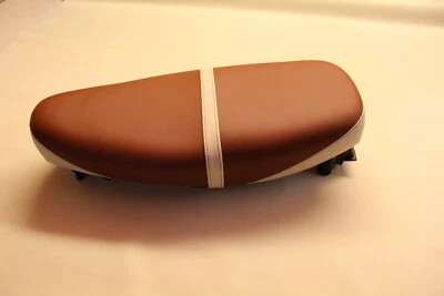 Sitzbezug für Vespa PK50XL2 PK50 XL2 Cosa Sitzbank Bezug beige braun - Bild 1 von 4