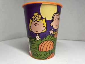 Hallmark-2012 Halloween Peanuts--Linus & Sally "Great Pumpkin"--Plastic Cup - Picture 1 of 4