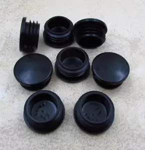 CANTIDAD 8 Plástico 1-1/4" Pulgadas OD, Calibre 10-14 Tubo Redondo Tapa Inserto Enchufe Deslizante - Imagen 1 de 6